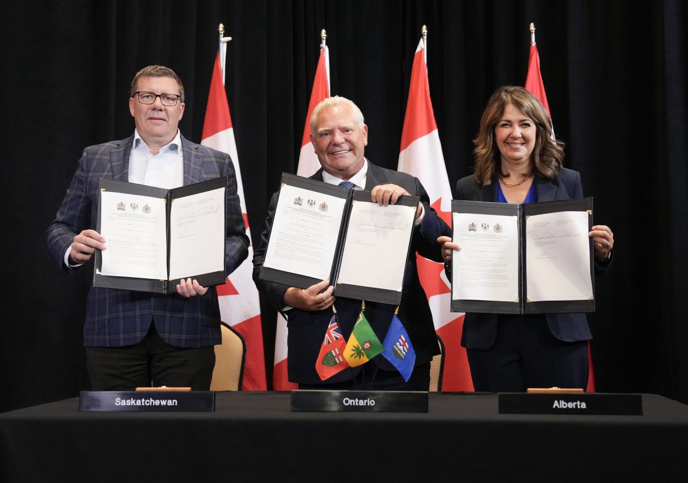 Original Global News lead photograph for coverage of Saskatchewan's response to the Northern Shield Energy Corridor